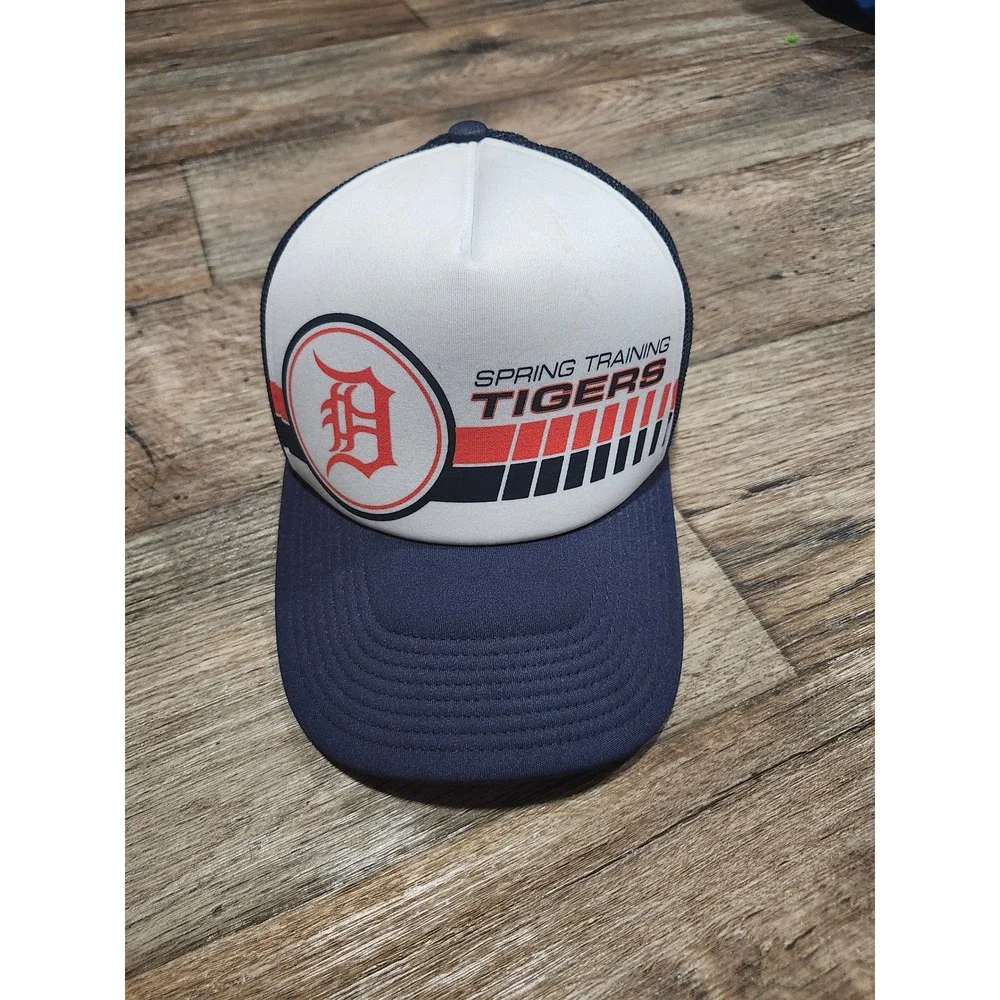 47 Brand Detroit Tigers Trucker Cap Hat Spring Training Mesh OSFA Retro Snapback